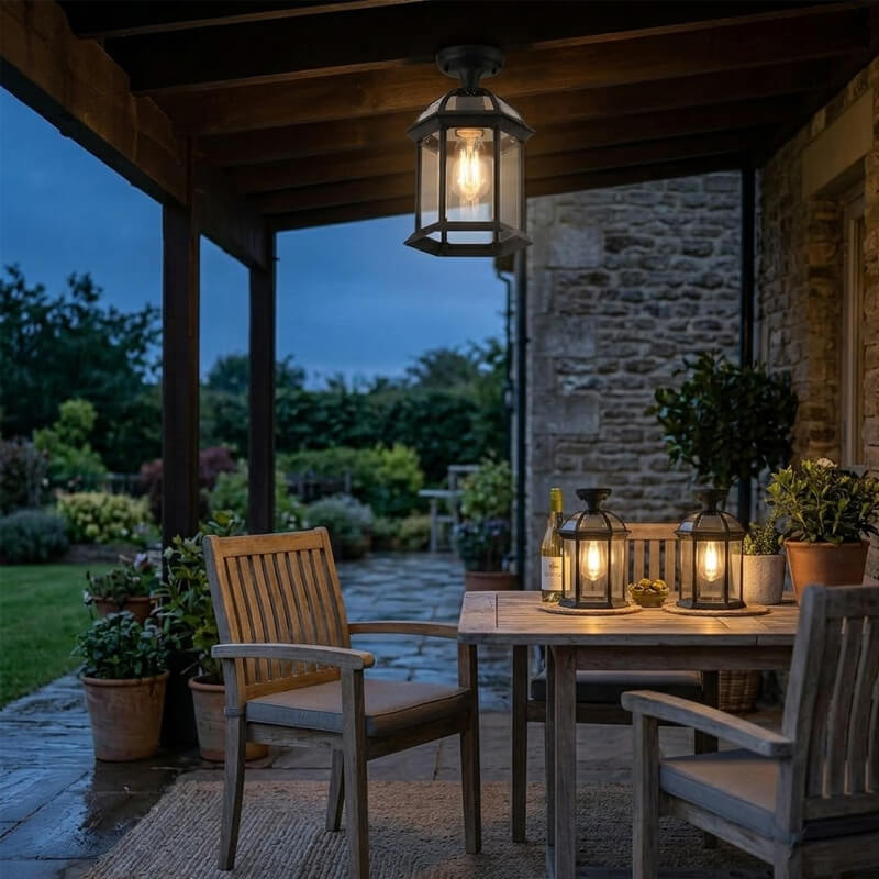 outdoor ceiling lamp