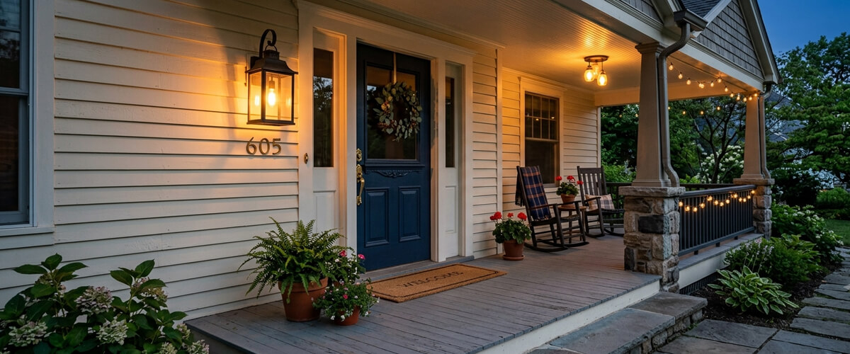 outdoor porch light