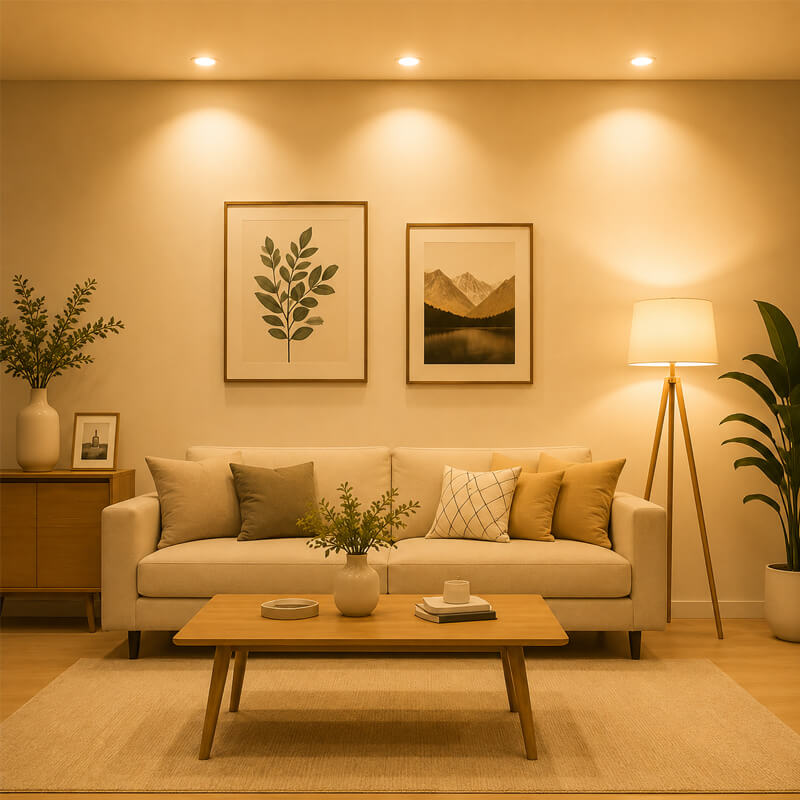 warm white bulbs for living room