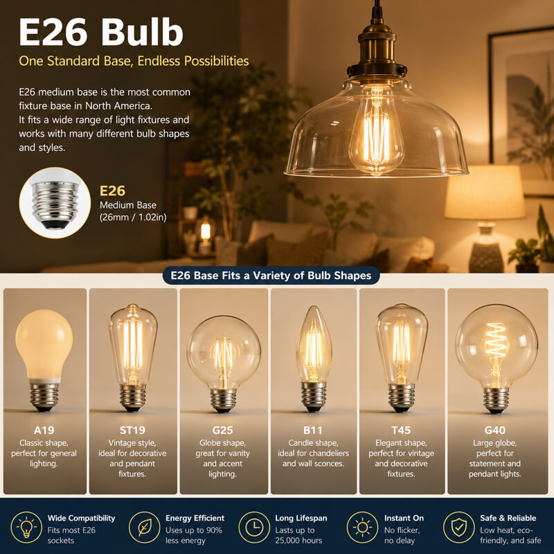E26 bulb LED