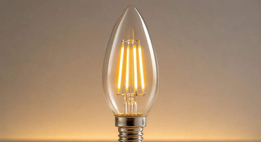 candle light bulb c35