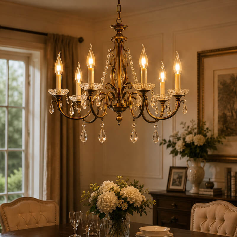 candle light chandelier