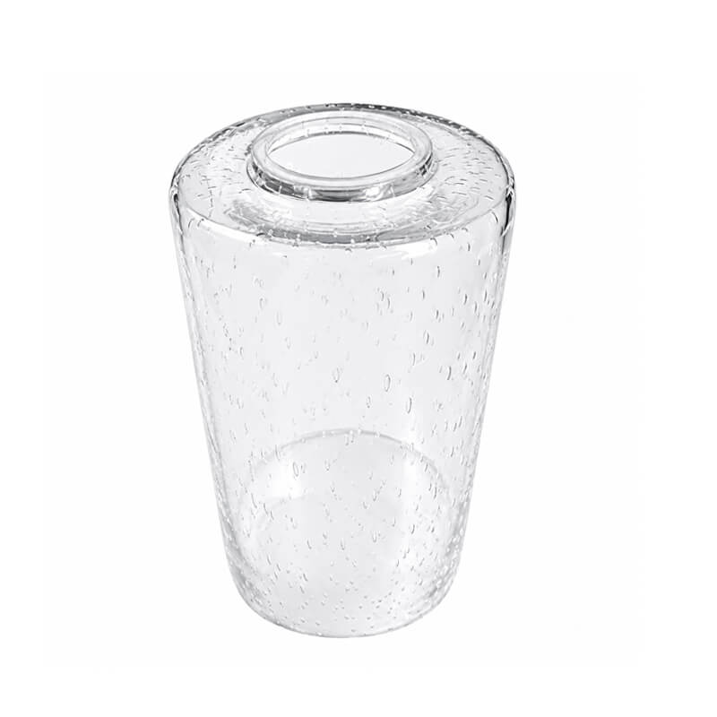 clear glass lamp shade with bubble