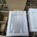 foam package for glass lamp shade