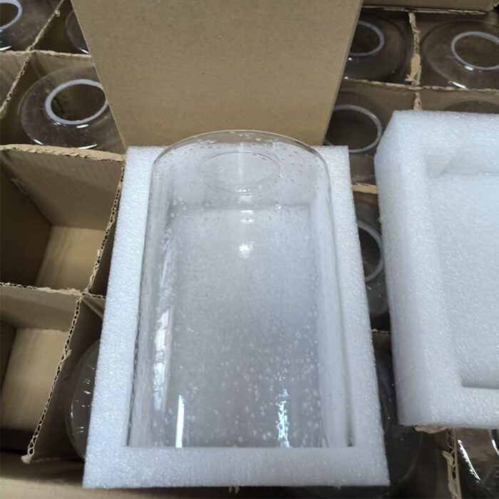 foam package for glass lamp shade