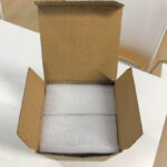 glass lamp shade with foam package